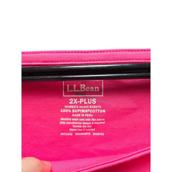 L.L. Bean 2x plus top pink - Picture 4 of 12